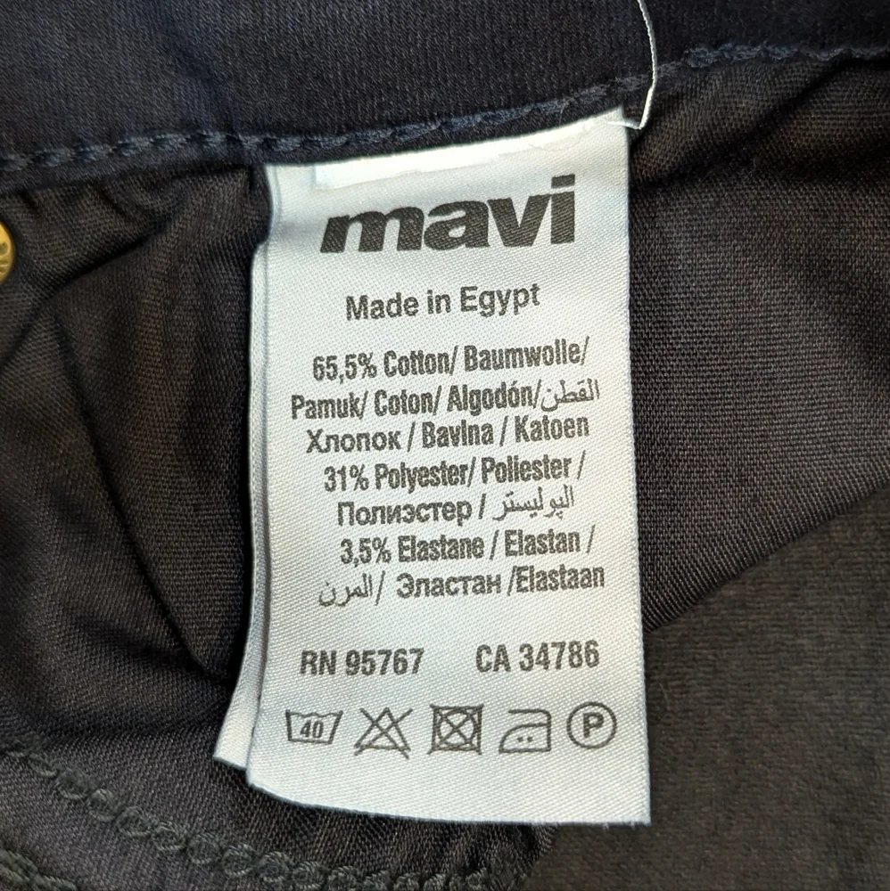 Mavi Alexa Mid- Rise Skinny Jeans In Dark Shanti Size 29/28 - Picture 6 of 12